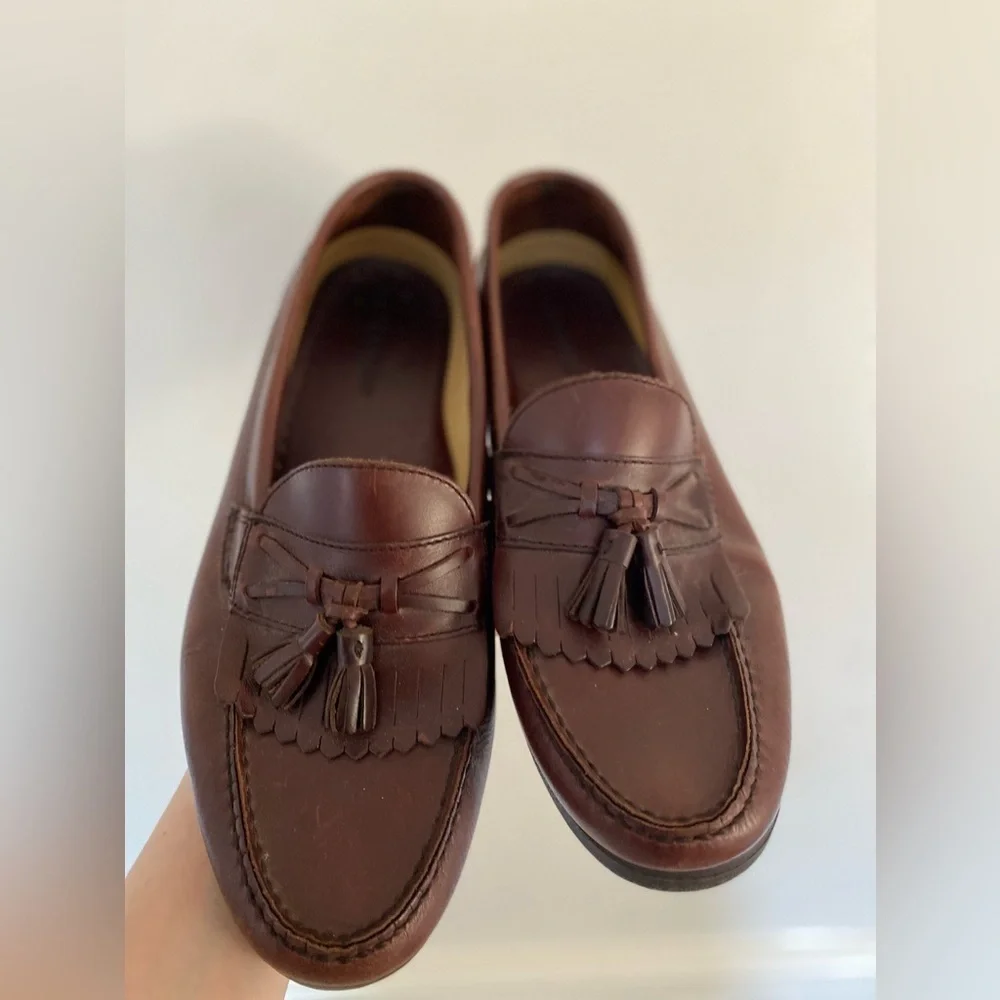 Freeman Leather Tassel Loafers Preppy Classic Sophisticated Comfort Professional